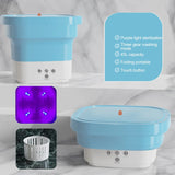 4.5L Folding Portable Washing Machine with Dryer Bucket for Clothes Laundry Underwear Sock Cleaning Washer Travel Home Appliance