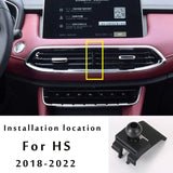 Car Phone Holder For MG ZS ev HS 2021 2022 Car Styling Bracket GPS Stand Rotatable Support Mobile Accessories