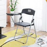 Training chair with table board Conference training room table chair integrated stool Foldable chair Office writing board