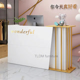 Bar Counter Cashier Counter Simple Modern Supermarket Shop Small Clothing Beauty Salon Barber Shop Hair Salon Reception Desk