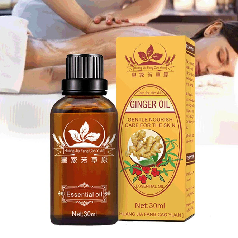 Natural Plant Therapy Lymphatic Drainage Ginger Oil Natural Ginger Massage Oil Body Care Oil Ship For Drop Shipping From