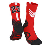 $19.99 5 Pairs Men's Athletic Crew Socks Performance Thick Cushioned Sport Basketball Running Training Compression Sock