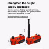 Electric Hydraulic Jack with Led Light for Car Suv 1 Set DC 12V 5Ton Car Jack Lifting Equipment Cooper Motor Protable Tire Jack