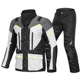 New Motorcycle Jacket Pant Suit Waterproof Cold-proof Motorbike Jacket Moto Motocross Riding Clothing CE Protective Gear