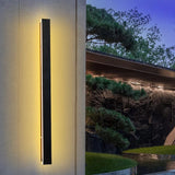 Modern Waterproof LED Outdoor Wall Lamp Long Strip IP65 Porch Lights Exquisite acrylic Light Source landscape architect