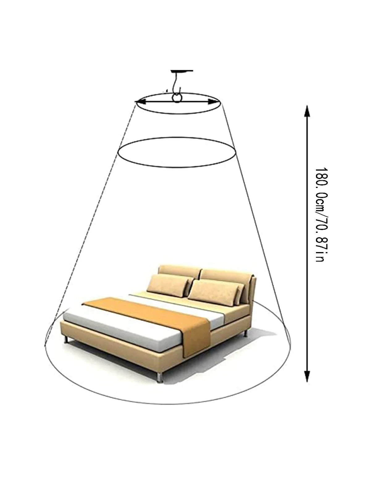 New crypto dome mosquito net Summer hanging Dome mosquito net Double bed mesh fabric home bedroom hanging decoration