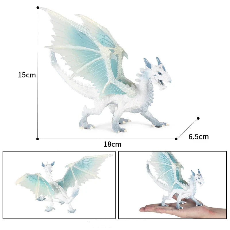 New Mythical Animal model dragon figurines ice devil ocean octopus monster Phoenix action Figure Children's Collection Toy Gifts