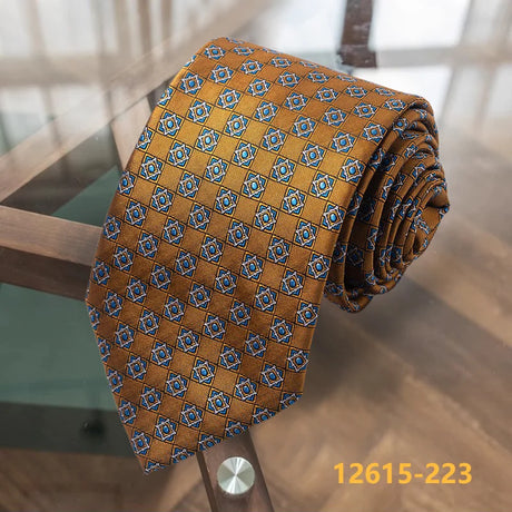 Luxurious Floral Contrasting Colors Classic Men Necktie Formal Original Gift For Man Daily Wear Accessories Cravat Wedding Party