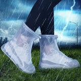 Boots Waterproof Shoe Cover Silicone Material Unisex Shoes Protectors Rain  Non-slip  Outdoor Rainy Thicker for Indoor