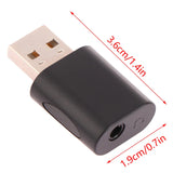 USB Sound Card USB To 3.0mm 3.5mm Audio Earphone Adapter External Sound Card 7.1 Audio Card For Mic Headphone Computer PC Laptop