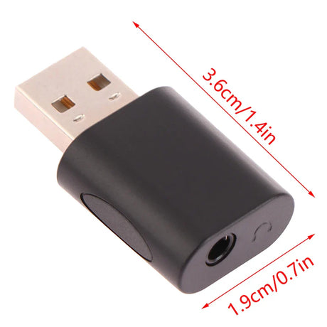 USB Sound Card USB To 3.0mm 3.5mm Audio Earphone Adapter External Sound Card 7.1 Audio Card For Mic Headphone Computer PC Laptop