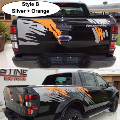 Car Stickers Pickup Side Body Decor Decals For Ford RANGER Raptor F150 Truck Graphics Vinyl Cover Auto Exterior Accessories