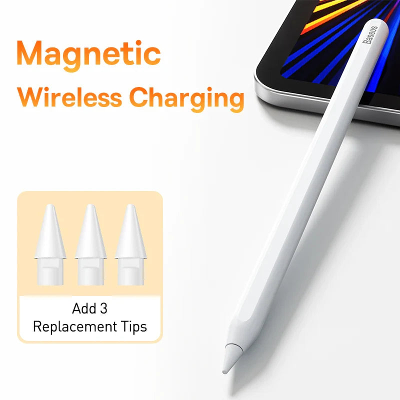 Baseus Stylus Pens for iPad Apple Pencil 2nd Gen with Bluetooth Magnetic Wireless Charging and Tilt Sensitive Palm Rejection