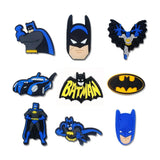 Hot Toy 6-15Pcs/SET Disney Marvel Star Wars Shoe Charms Decorations PVC Clog Accessories  Buckle Wristband Party Gift