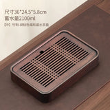 Coffeeware Teaware Tea Tray Portable Plate Vintage Big Wooden Tray Home Kitchen Gadget Plateau En Bois Office Accessories