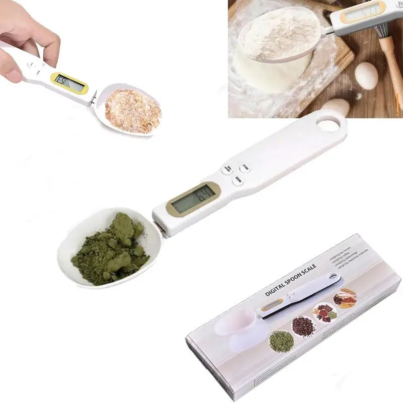 Mini Spoon Scale Digital Kitchen Scale Electronic LCD Food Scale Weight Measuring Spoon LCD  Measuring Tools Scales Bakeware