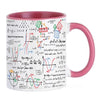 Math Teacher Mugs School Students Cups Mathematics Parabolic Formulas Drinkware Geek Nerd Tea Coffee Mugen Coffeeware Teaware