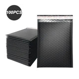 100 Pcs Black Bubble Mailer Bubble Padded Mailing Envelopes Mailer Poly for Packaging Self Seal Shipping Bag Bubble Padding