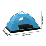 1-2 Person Outdoor Pop Up Tent Waterproof Tent Camping Family Outdoor Llightweight Instant Setup Tourist Tent Sun Shelter Tents