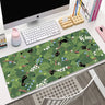 Green Plant Large Gaming Mousepad XXL Gamer Mouse Pad Size For Office Long Table Mat Kawaii Desk For Teen Girls For Bedroom