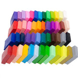 50 Colors Polymer Clay DIY Soft Molding Craft Oven Baking Clay Hand Casting Kit Puzzle Modeling Baby Handprint Slime Slimes Toys
