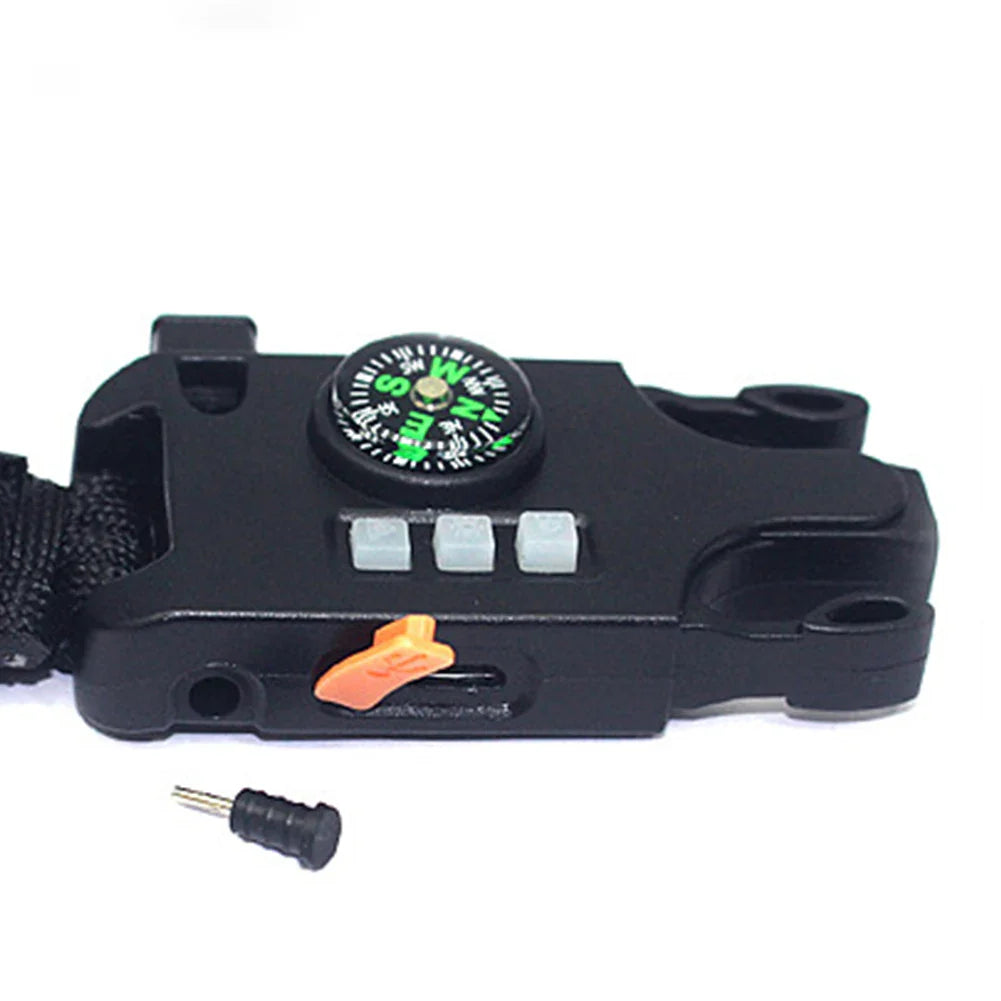 Outdoor Multifunction Safety Equipment Tools Survival Camping EDC Bracelet Rope Tactical Watch