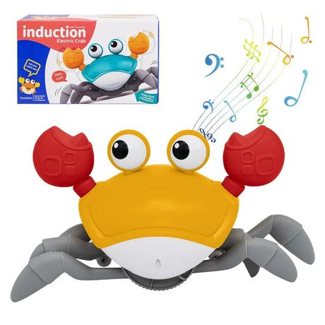 Dancing Crab Run Away Toy for Babies Crawling Interactive Escape Crabs Baby Birthday Thanksgiving Christmas Gift Battery Edition