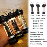 BATOT 3000mAh Outdoor Camping Lantern USB Rechargeable 5 Lighting Modes Flashlight Tent Lamp Portable Lantern Emergency Lights