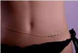 Lulu's Name Waist Chain For Women Letters Digital Custom Belly Chain Simple Sexy Body Chain Gift for Girlfriend