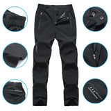 CHRLCK Men's Waterproof Camping Hiking Pants Men Quick Dry Summer Trekking Climbing Fishing Outdoor Sport Trousers Anti-scratch