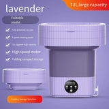 13L Folding Washing Machine Portable Washer Deep Cleaning for Underwear,Baby Clothes,or Small Items,for Camping,Travel