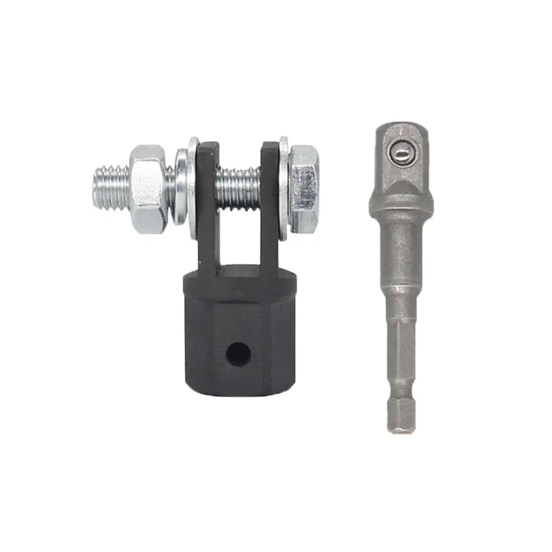 1/2 Inch Drive Scissor Jack Adaptor with Impact Wrench and Steel Ball Joint for Lifting Equipment and Car Jacks