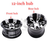 ATV parts 12 inch aluminum alloy front and rear wheels suitable for four-wheel kart UTV all-terrain vehicle 12-inch tires