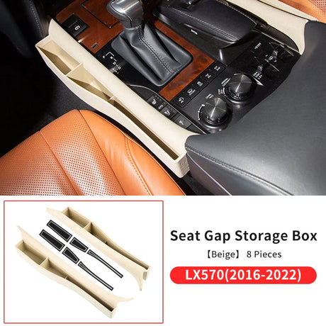 Seat Gap Multifunctional Tray For Lexus LX 570 LX570 2021-2008 Interior Accessories Central Control Storage Box Modification