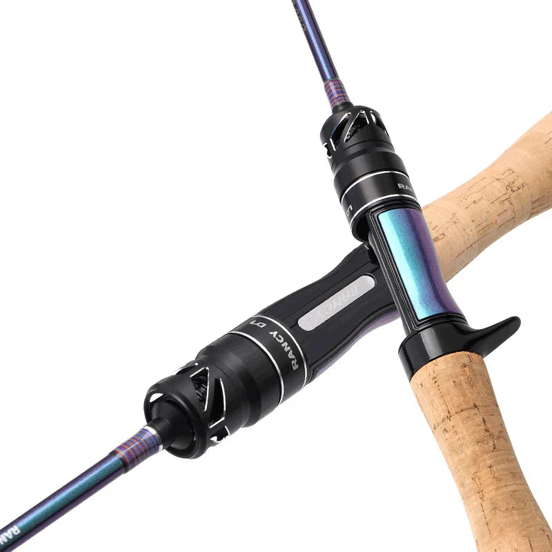 WinsCraft Fuji Glass Fibre Ultralight Trout Fishing Rod 2Sections Solid Glass Spinning Casting Fishing Rod 1.4m UL Rod F Action