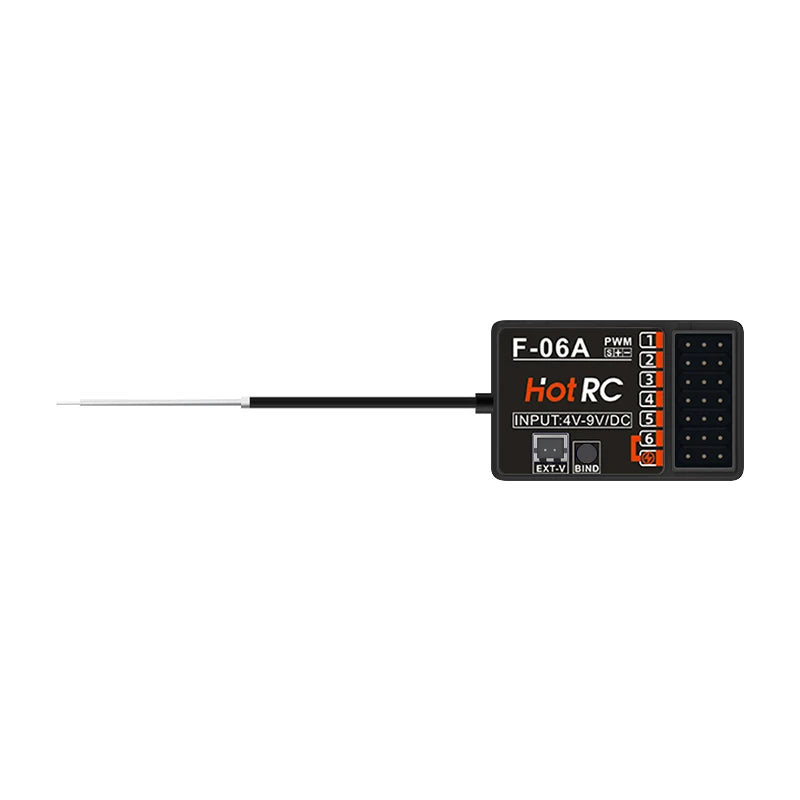 Hotrc Hot Rc CT-6A CT6A CT 6A 4-9V 2.4GHz 6CH Transmitter F-06A F06A PWM Receiver For RC Model Car/Ship/Tank (CT600 CT-600)