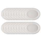 Disposable Plates Disposable Oval Paper Dinner Plates Dining Table Food Mat Tableware Kitchenware Table Decoration & Accessories