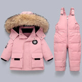 Children Clothing Set Baby Winter Warm Down Jackets parka Boys Thick Jumpsuit Infant overcoat toddler Girl Clothes Kids Snowsuit