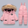 Children Clothing Set Baby Winter Warm Down Jackets parka Boys Thick Jumpsuit Infant overcoat toddler Girl Clothes Kids Snowsuit