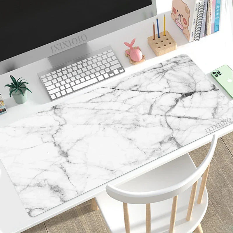 Mouse Pad Gamer Fashion Marble XL HD Computer New Mousepad XXL keyboard pad Carpet Soft Non-Slip Office Accessories Mice Pad