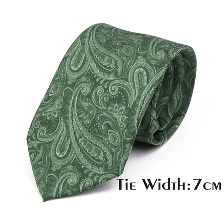 Vintage Floral Geometric Print Necktie Unique Style Mens Fashion 7cm/8cm Jacquard Tie Wedding Party Suit Cravat Skinny Gift