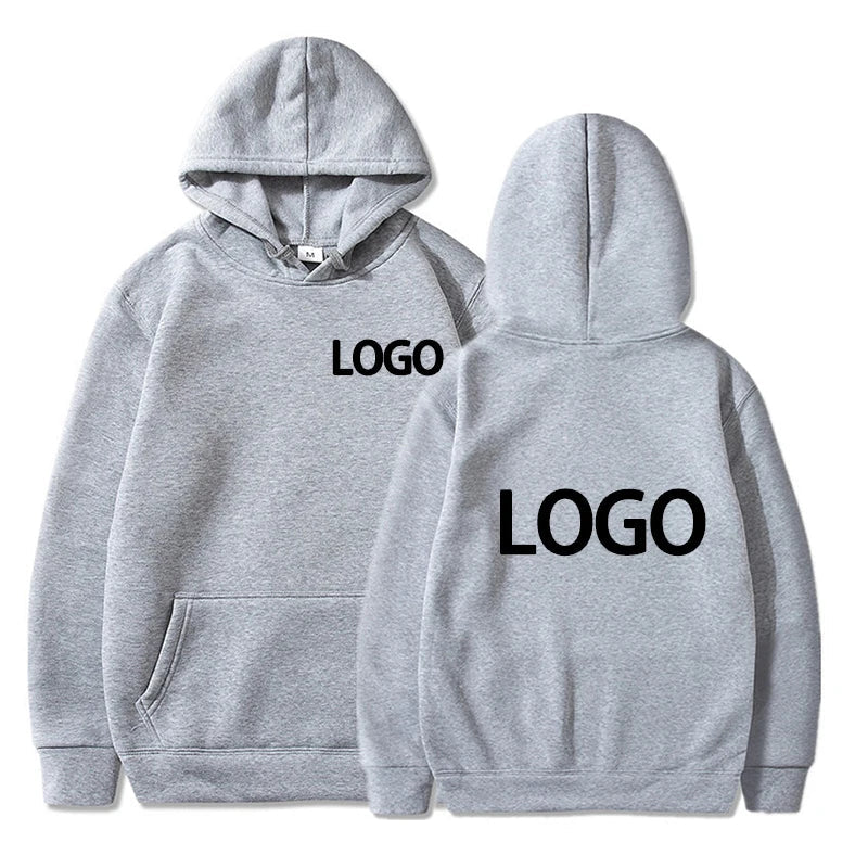 Customized Printed Men Women Hoodie Loose Casual Clothing Fashion Long Sleeve Hooded Pullover Personality Streetwear Sweatshirts