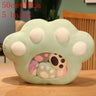 New Kawaii Animal Balls Pudding Candy Bag Pillow Plush Stuffed Mini Doll of Donut Boba Milk Tea Bat Newt Cat Nap Plushie