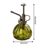 Vintage Glass Watering Can Retro Air Pressure Spray Bottle Garden Plant Watering Bottle Household Sprinklers Disinfection Tool