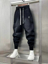 Men's Harem Jeans Japanese Harajuku Luxury Brand Baggy Hip Hop Streetwear New in Popular Black Korean Street Trousers