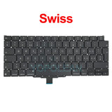 New Laptop A2337 Keyboard For Macbook Air 13" M1 A2337 Keyboard Replacement US UK FR SP IT DE RU AE Layout 2020 Year