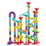 Marble Run Race Track Building Blocks Kids 3D Maze Ball Roll Toy DIY Educational Marble Run Race Coaster Set For Children Gifts