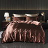 Luxury Gold Mulberry Silk Bedding Set Comforter Quilt Cover Flat Sheet Pillowcase Double Ru Europe Queen Bed Linen Duvet Covers