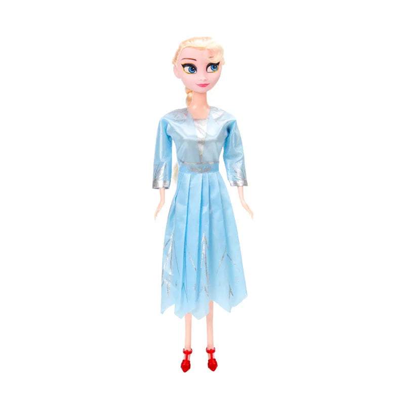 Diseny cartoon Frozen 2 Elsa Anna Figure Princess Doll Toys sofia Girls Toys Elsa Dolls Clothes Dolls Children Gift