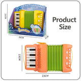 Kids Accordion Toy 10 Keys 8 Bass Accordions Musical Instrument  Educational Toys Gifts for Toddlers Beginners Boys Girls